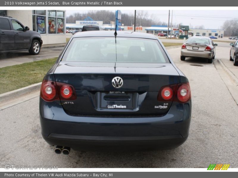 Blue Graphite Metallic / Titan Black 2010 Volkswagen Jetta S Sedan