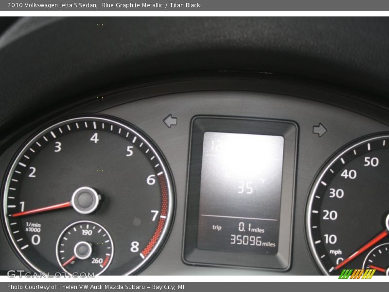 Blue Graphite Metallic / Titan Black 2010 Volkswagen Jetta S Sedan