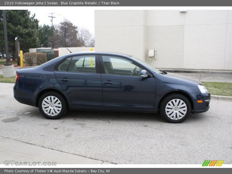 Blue Graphite Metallic / Titan Black 2010 Volkswagen Jetta S Sedan