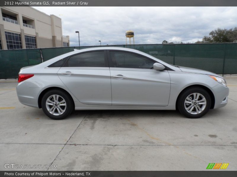 Radiant Silver / Gray 2012 Hyundai Sonata GLS