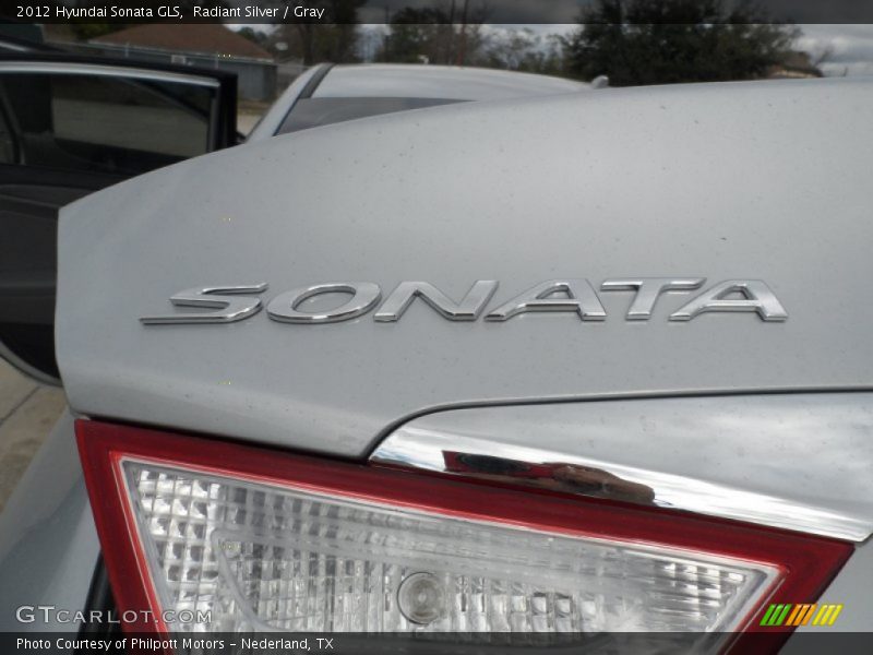 Radiant Silver / Gray 2012 Hyundai Sonata GLS