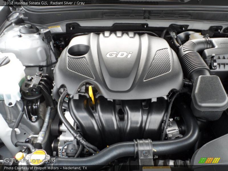 Radiant Silver / Gray 2012 Hyundai Sonata GLS