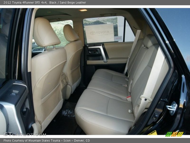 Black / Sand Beige Leather 2012 Toyota 4Runner SR5 4x4
