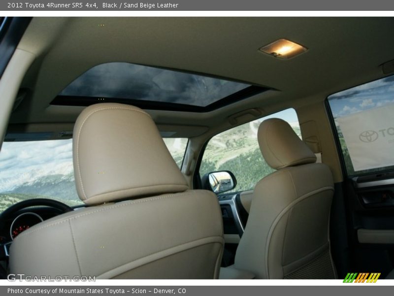 Black / Sand Beige Leather 2012 Toyota 4Runner SR5 4x4