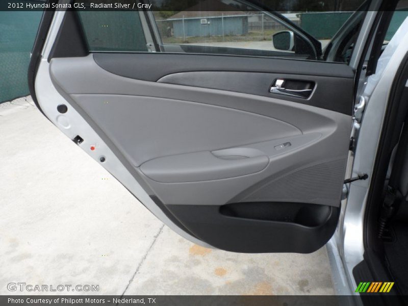 Radiant Silver / Gray 2012 Hyundai Sonata GLS