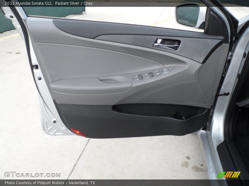 Radiant Silver / Gray 2012 Hyundai Sonata GLS