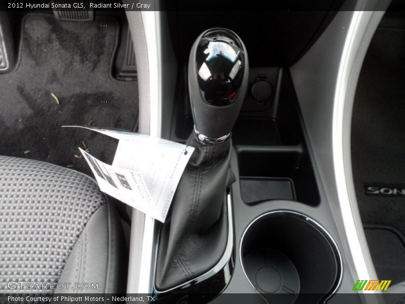 Radiant Silver / Gray 2012 Hyundai Sonata GLS