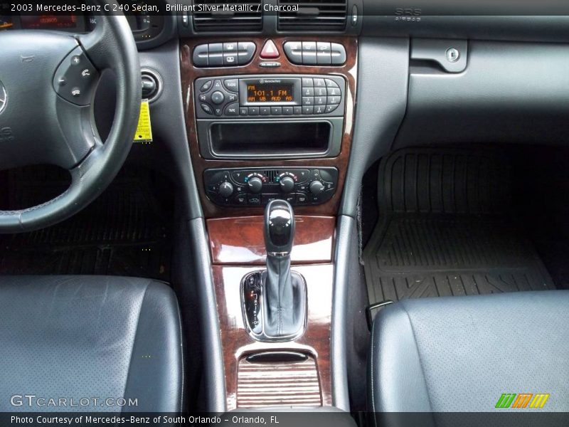 Brilliant Silver Metallic / Charcoal 2003 Mercedes-Benz C 240 Sedan