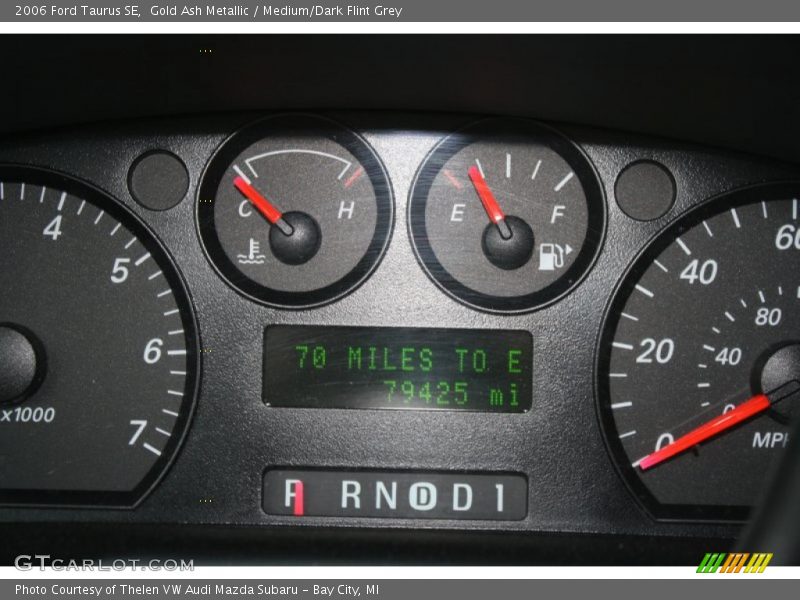 Gold Ash Metallic / Medium/Dark Flint Grey 2006 Ford Taurus SE