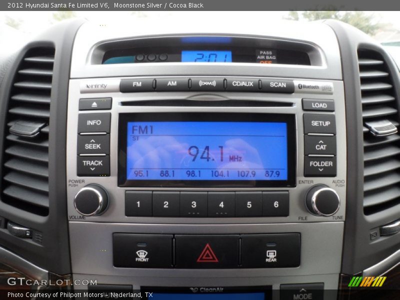 Audio System of 2012 Santa Fe Limited V6