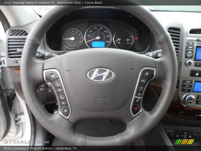  2012 Santa Fe Limited V6 Steering Wheel