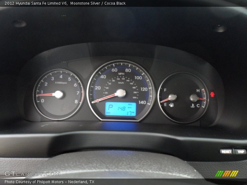  2012 Santa Fe Limited V6 Limited V6 Gauges