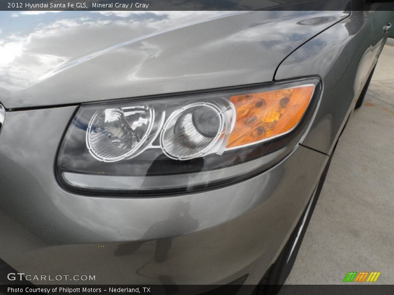 Mineral Gray / Gray 2012 Hyundai Santa Fe GLS