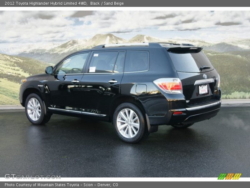 Black / Sand Beige 2012 Toyota Highlander Hybrid Limited 4WD