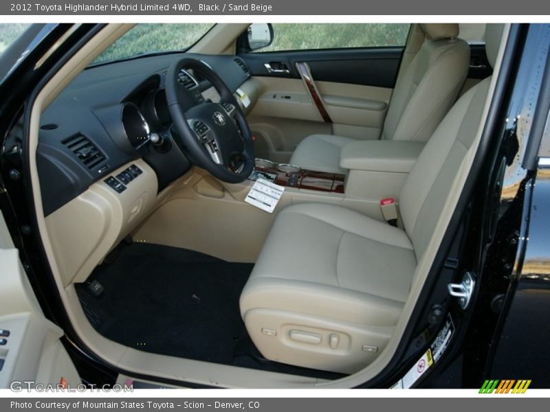  2012 Highlander Hybrid Limited 4WD Sand Beige Interior