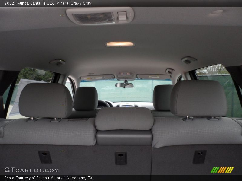 Mineral Gray / Gray 2012 Hyundai Santa Fe GLS