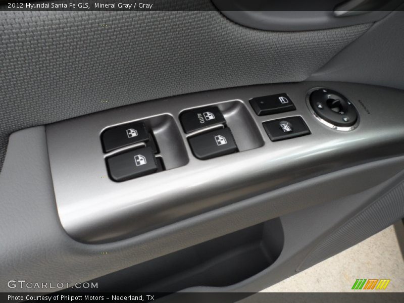 Mineral Gray / Gray 2012 Hyundai Santa Fe GLS