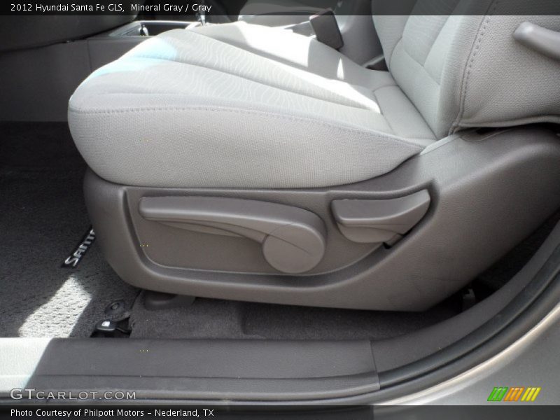 Mineral Gray / Gray 2012 Hyundai Santa Fe GLS
