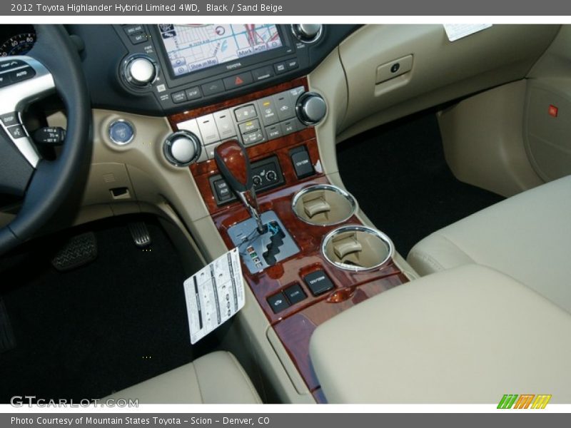 Controls of 2012 Highlander Hybrid Limited 4WD