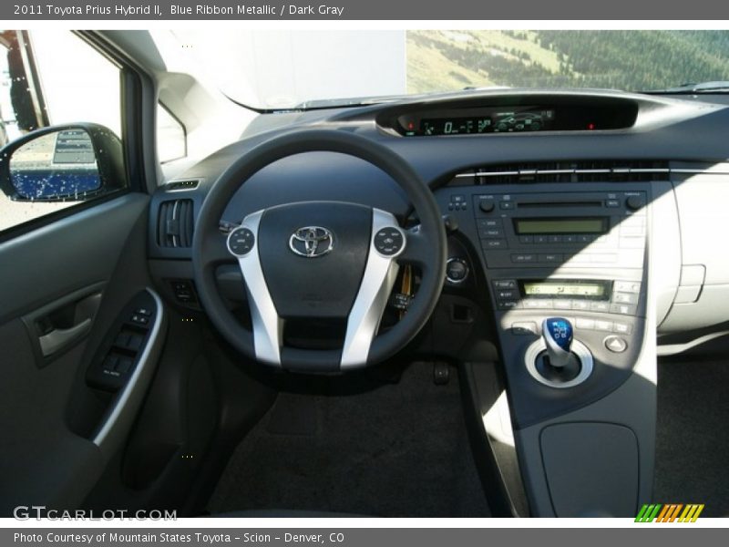 Blue Ribbon Metallic / Dark Gray 2011 Toyota Prius Hybrid II