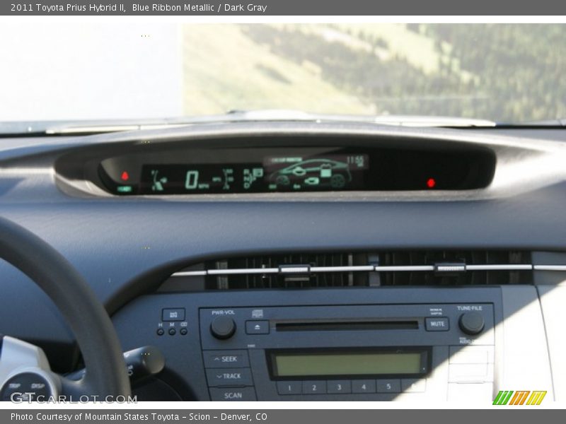 Blue Ribbon Metallic / Dark Gray 2011 Toyota Prius Hybrid II