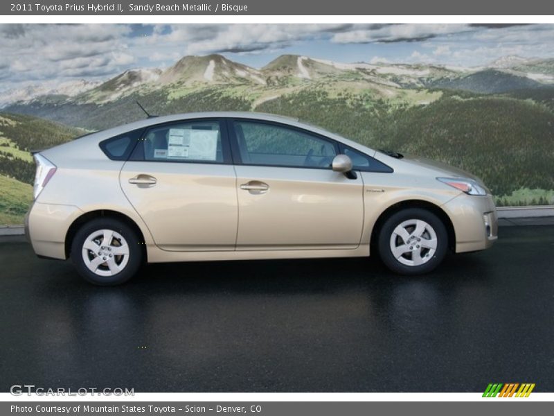 Sandy Beach Metallic / Bisque 2011 Toyota Prius Hybrid II
