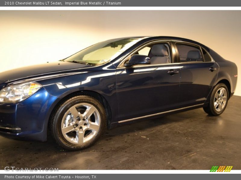 Imperial Blue Metallic / Titanium 2010 Chevrolet Malibu LT Sedan