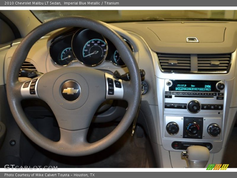Imperial Blue Metallic / Titanium 2010 Chevrolet Malibu LT Sedan