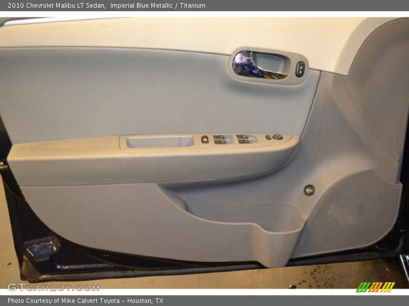 Imperial Blue Metallic / Titanium 2010 Chevrolet Malibu LT Sedan
