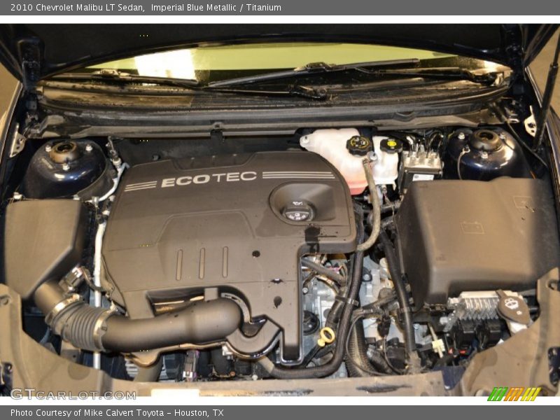 Imperial Blue Metallic / Titanium 2010 Chevrolet Malibu LT Sedan