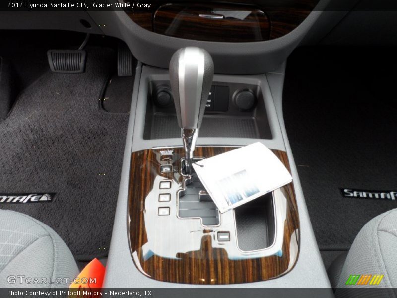 Glacier White / Gray 2012 Hyundai Santa Fe GLS