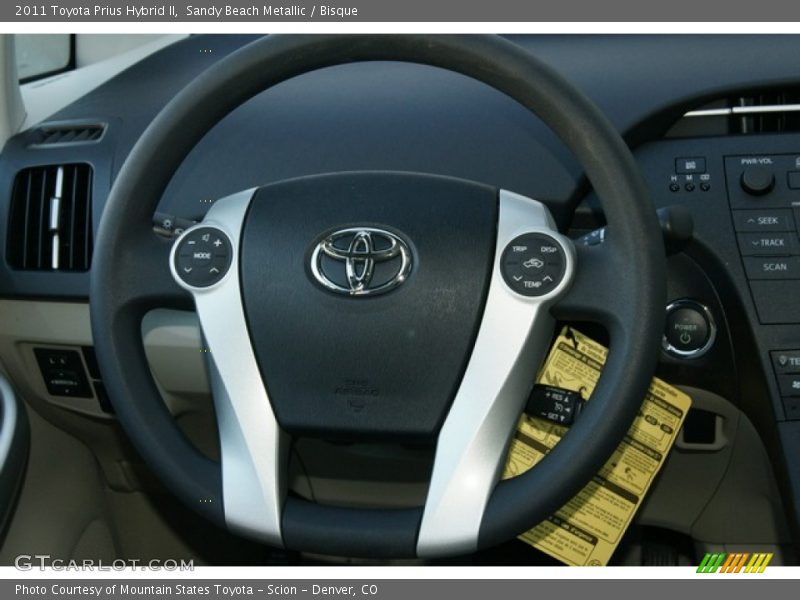 Sandy Beach Metallic / Bisque 2011 Toyota Prius Hybrid II