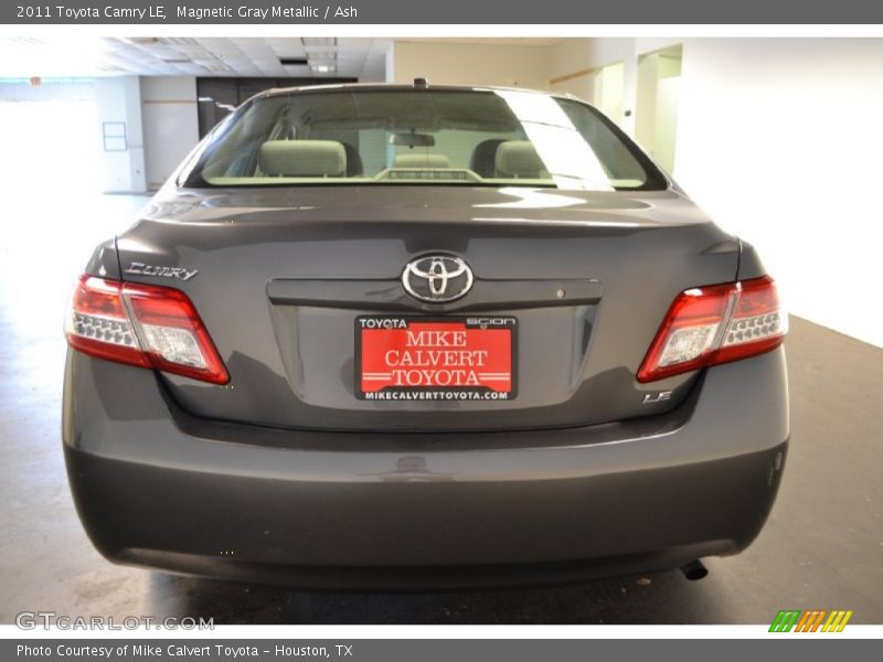 Magnetic Gray Metallic / Ash 2011 Toyota Camry LE