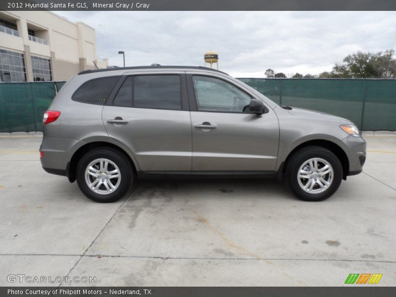 Mineral Gray / Gray 2012 Hyundai Santa Fe GLS