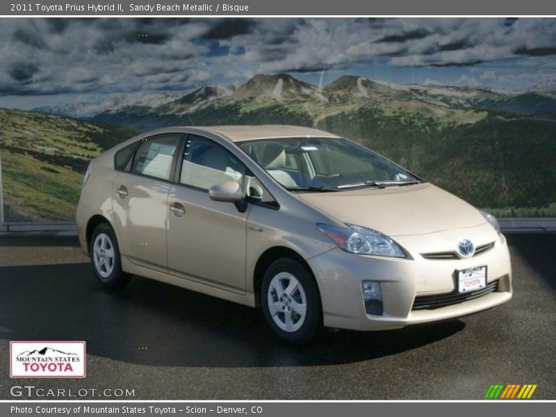 Sandy Beach Metallic / Bisque 2011 Toyota Prius Hybrid II