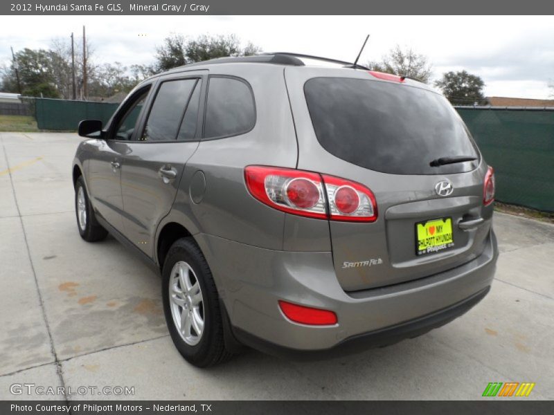 Mineral Gray / Gray 2012 Hyundai Santa Fe GLS