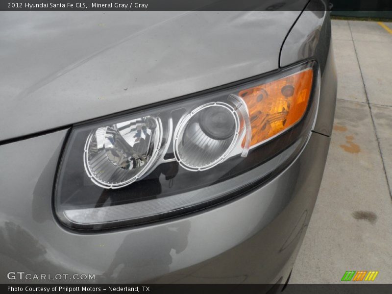 Mineral Gray / Gray 2012 Hyundai Santa Fe GLS