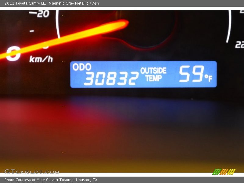 Magnetic Gray Metallic / Ash 2011 Toyota Camry LE