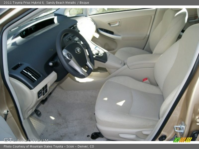 Sandy Beach Metallic / Bisque 2011 Toyota Prius Hybrid II