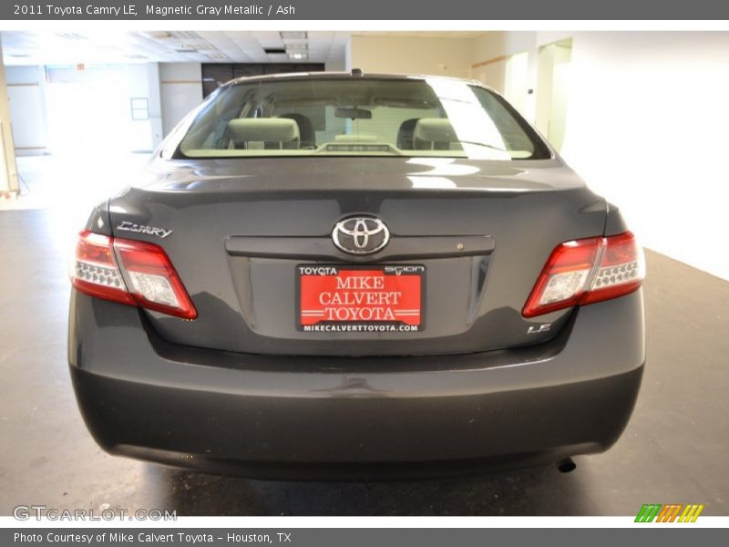 Magnetic Gray Metallic / Ash 2011 Toyota Camry LE