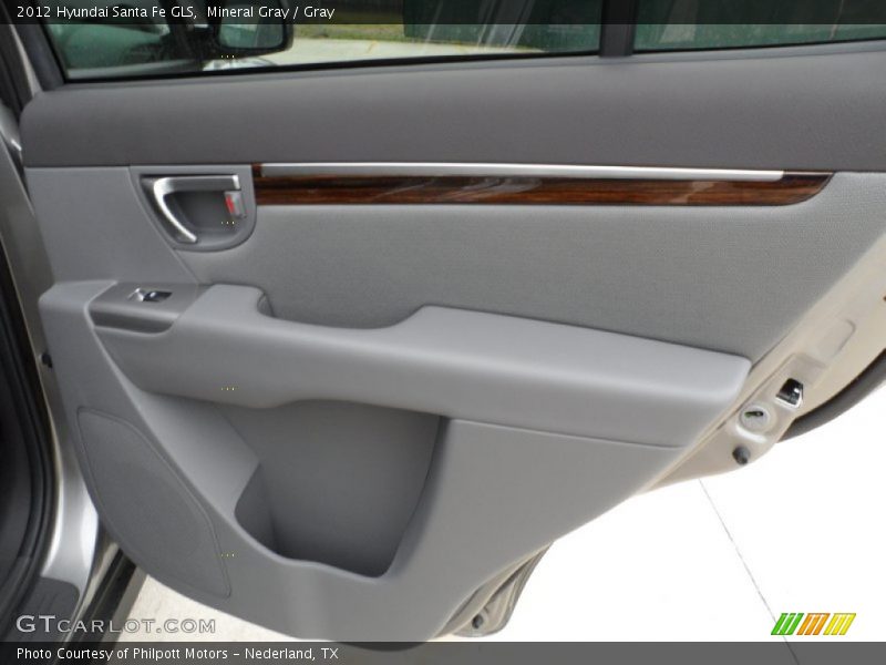 Mineral Gray / Gray 2012 Hyundai Santa Fe GLS