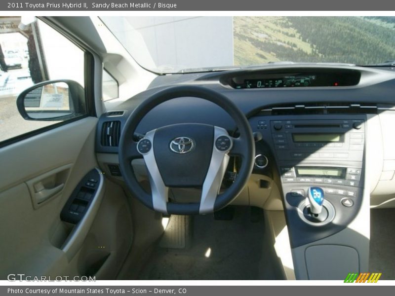 Sandy Beach Metallic / Bisque 2011 Toyota Prius Hybrid II