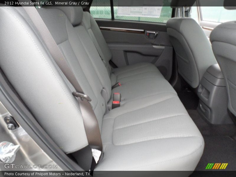 Mineral Gray / Gray 2012 Hyundai Santa Fe GLS