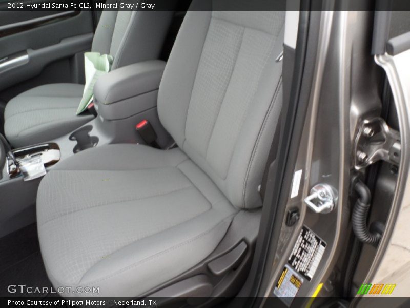 Mineral Gray / Gray 2012 Hyundai Santa Fe GLS