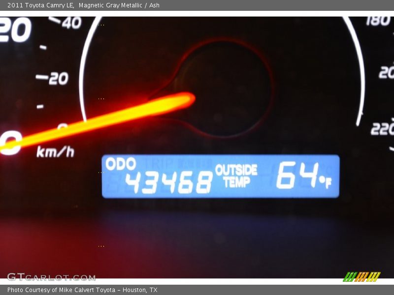 Magnetic Gray Metallic / Ash 2011 Toyota Camry LE
