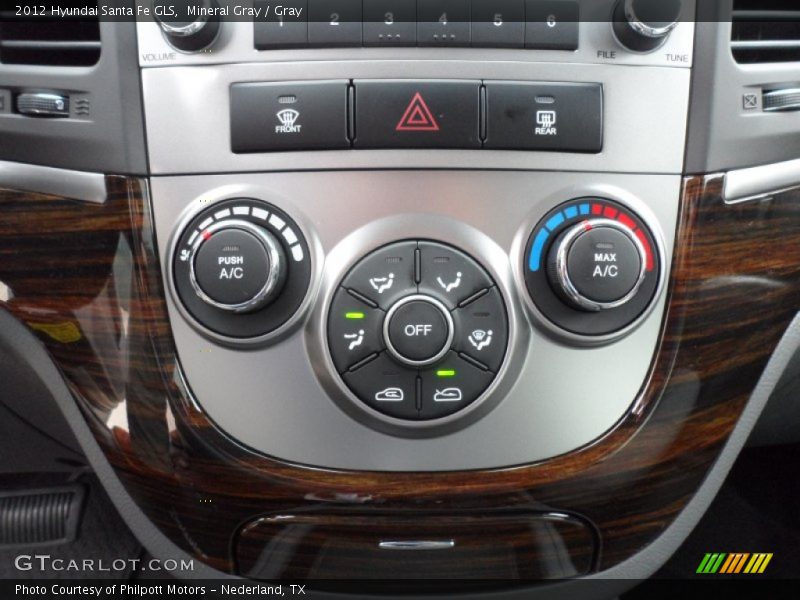 Mineral Gray / Gray 2012 Hyundai Santa Fe GLS
