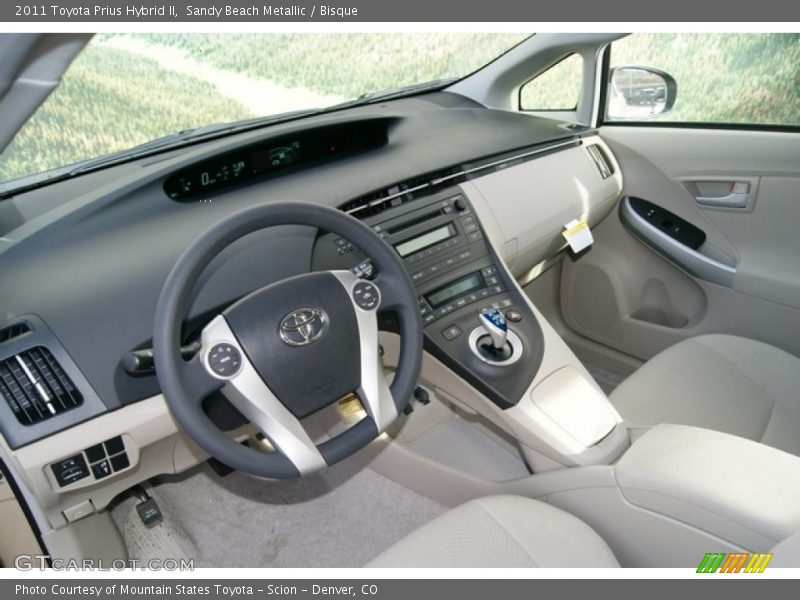 Sandy Beach Metallic / Bisque 2011 Toyota Prius Hybrid II