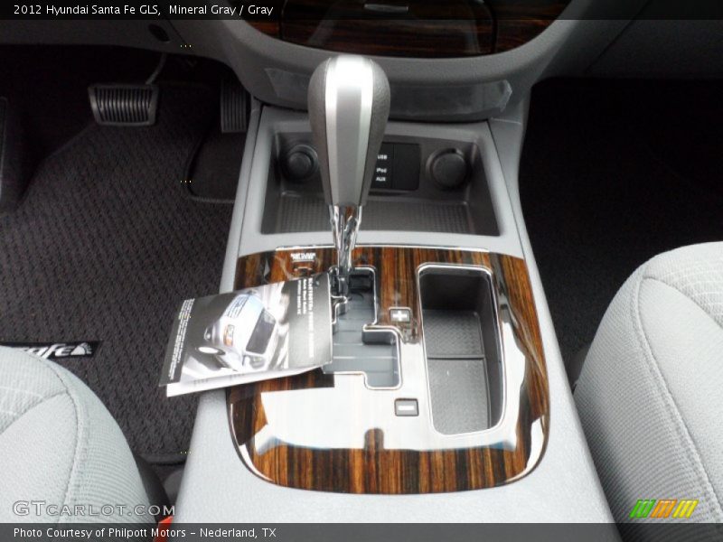 Mineral Gray / Gray 2012 Hyundai Santa Fe GLS