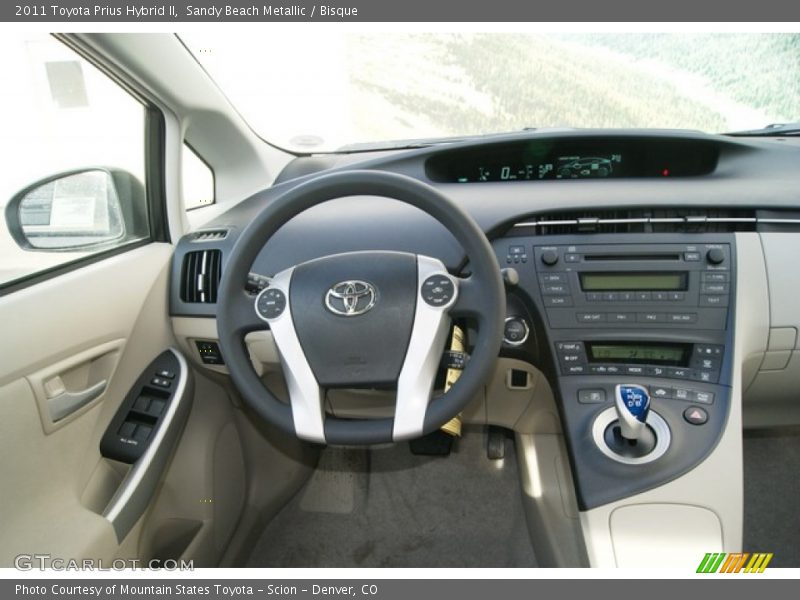 Sandy Beach Metallic / Bisque 2011 Toyota Prius Hybrid II