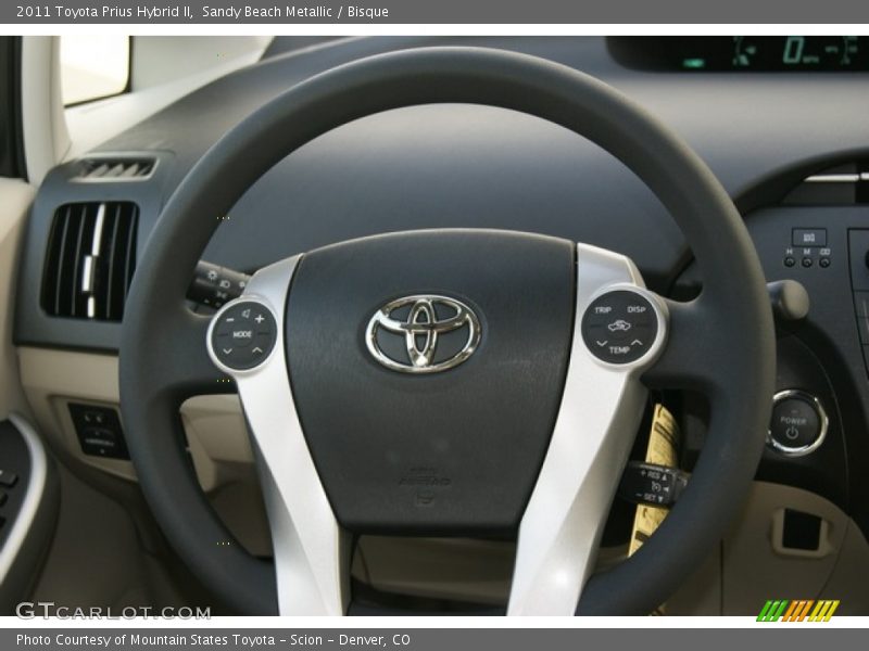Sandy Beach Metallic / Bisque 2011 Toyota Prius Hybrid II